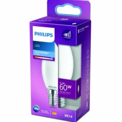 LED E14 6,5 Watt 6500 Kelvin 806 Lumen Philips