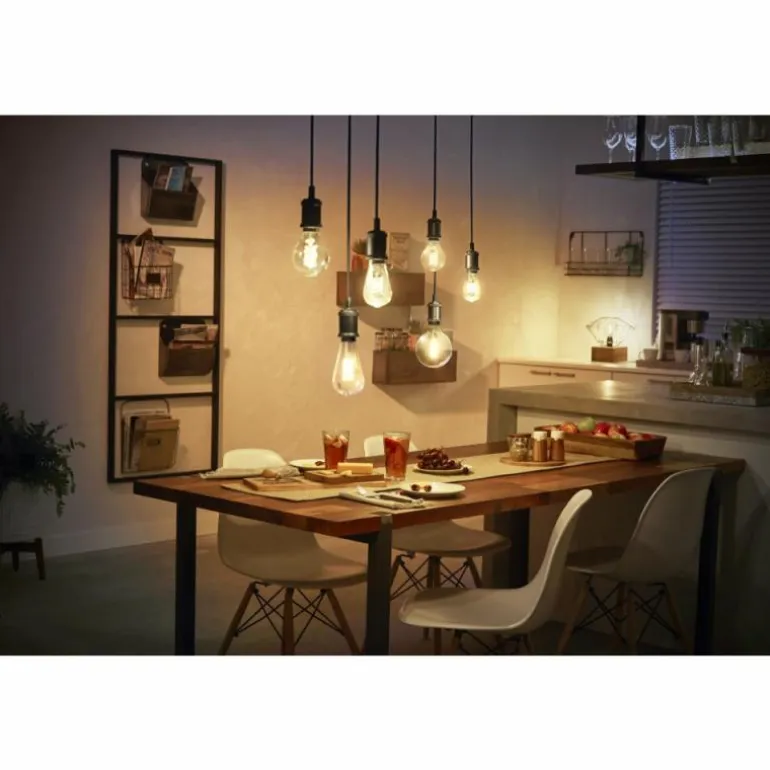 LED White Filament Globe E27 7 Watt 2100 Kelvin 600 Lumen Philips Hue
