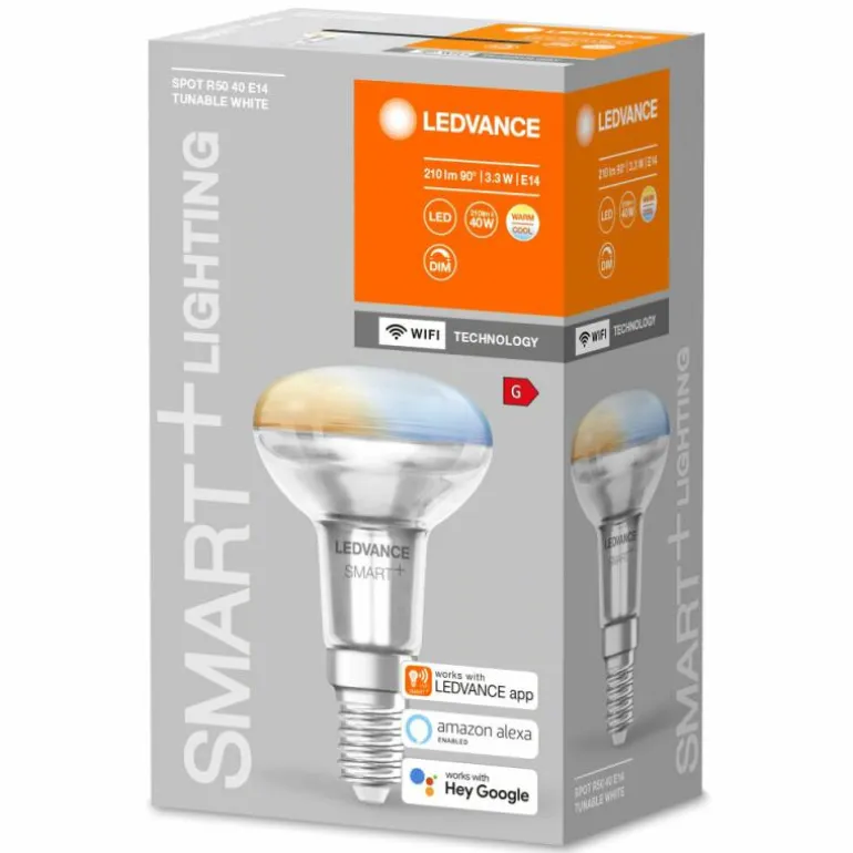 LEDVANCE LED E14 40 watt 2700-6500 kelvin 210 lumen