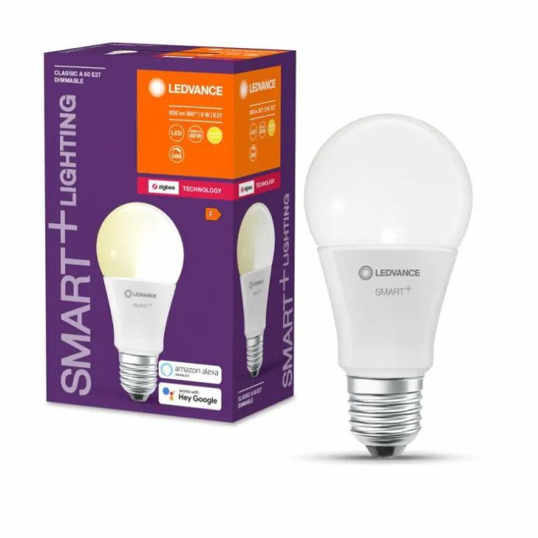 LEDVANCE SMART+ LED E27 9 watt 2700 kelvin 806 lumen