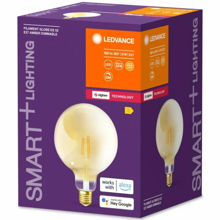 LEDVANCE Smart+ LED E27 6 watt 2400 kelvin 680 lumen