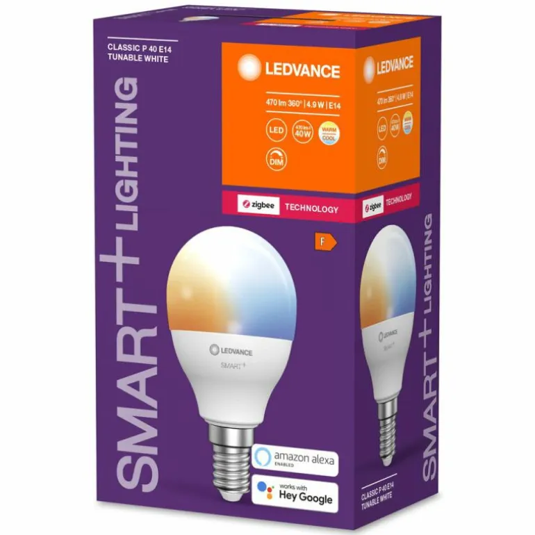 LEDVANCE SMART+ LED E14 4,9 watt 2700-6500 kelvin 470 lumen