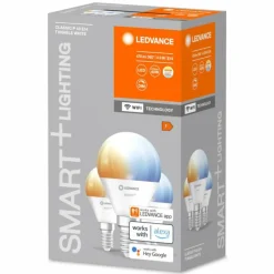 LEDVANCE SMART+ WiFi Lot de 3 LED E14 4,9 watt 2700-6500 kelvin 470 lumen