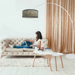 Luminaires Steinhauer Lampadaires Et Lampes Sur Pied|Light Lampadaire Blanc, 1 lumière