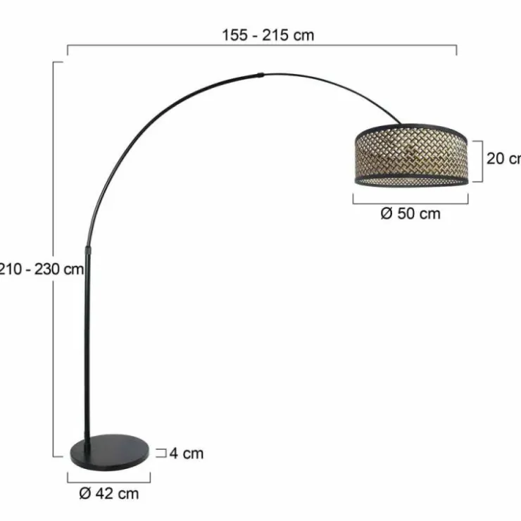 Luminaires Steinhauer Lampadaires Et Lampes Sur Pied|Light Lampadaire Noir, 1 lumière