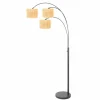 Luminaires Steinhauer Lampadaires Et Lampes Sur Pied|Light Lampadaire Noir, 3 lumières
