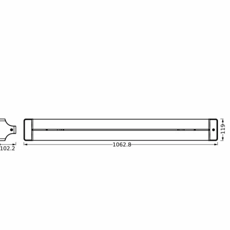 Luminaires Ledvance Éclairage Led|LINE Applique murale / Plafonnier LED Noir, 1 lumière
