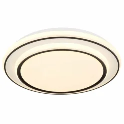 Luminaires Globo Lighting Éclairage Led|Logan Plafonnier LED Blanc, 1 lumière