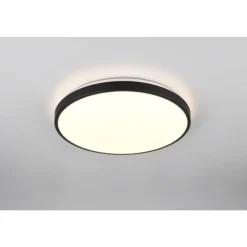 Luminaires Reality Éclairage Led|Loody Plafonnier LED Noir, 1 lumière, Détecteur de mouvement