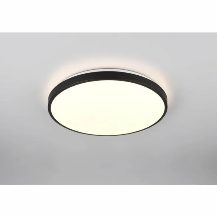 Luminaires Reality Éclairage Led|Loody Plafonnier LED Noir, 1 lumière, Détecteur de mouvement