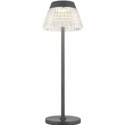 Luminaires Globo Lighting Éclairage Led|Lora Lampe à poser LED Anthracite, 1 lumière