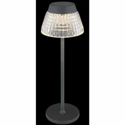 Luminaires Globo Lighting Éclairage Led|Lora Lampe à poser LED Anthracite, 1 lumière
