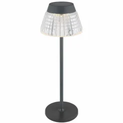 Luminaires Globo Lighting Éclairage Led|Lora Lampe à poser LED Anthracite, 1 lumière