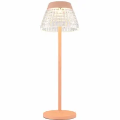 Luminaires Globo Lighting Éclairage Led|Lora Lampe à poser LED Rose, 1 lumière