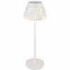 Luminaires Globo Lighting Éclairage Led|Lora Lampe à poser LED Blanc, 1 lumière