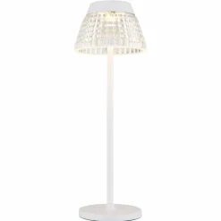 Luminaires Globo Lighting Éclairage Led|Lora Lampe à poser LED Blanc, 1 lumière