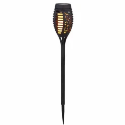 Lot de 12 lampes solaires Globo LED Noir, 12 lumières