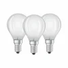 Lot de 3 Osram LED E14 4,5 Watt 2700 Kelvin 470 Lumen