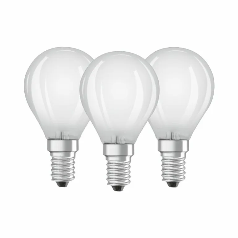 Lot de 3 Osram LED E14 4,5 Watt 2700 Kelvin 470 Lumen