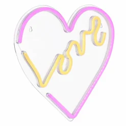 Luminaires Globo Lighting Éclairage Led|Luminaire déco Globo LOVE LED Transparent, 1 lumière