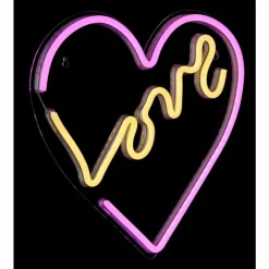 Luminaires Globo Lighting Éclairage Led|Luminaire déco Globo LOVE LED Transparent, 1 lumière