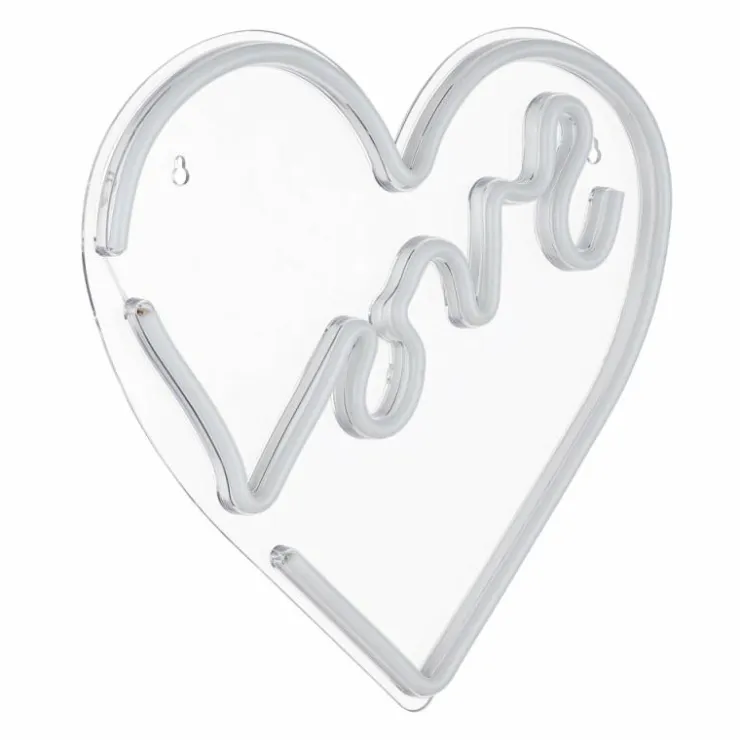 Luminaires Globo Lighting Éclairage Led|Luminaire déco Globo LOVE LED Transparent, 1 lumière