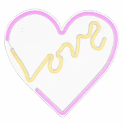 Luminaires Globo Lighting Éclairage Led|Luminaire déco Globo LOVE LED Transparent, 1 lumière