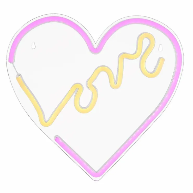 Luminaires Globo Lighting Éclairage Led|Luminaire déco Globo LOVE LED Transparent, 1 lumière