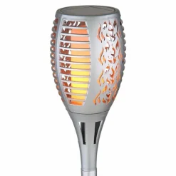 Luminaire déco Globo SOLAR LED Argenté, 36 lumières
