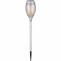 Luminaire déco Globo SOLAR LED Argenté, 12 lumières