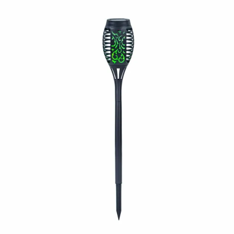 Luminaire déco Globo SOLAR LED Noir, 8 lumières, Changeur de couleurs