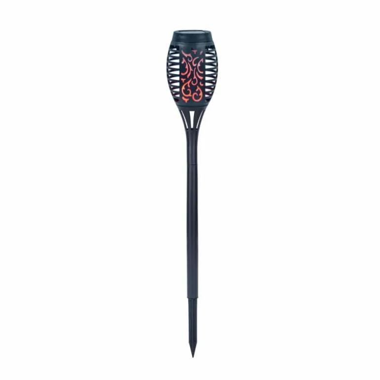 Luminaire déco Globo SOLAR LED Noir, 8 lumières, Changeur de couleurs