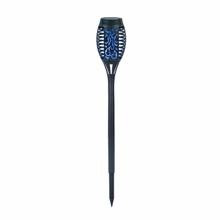 Luminaire déco Globo SOLAR LED Noir, 8 lumières, Changeur de couleurs