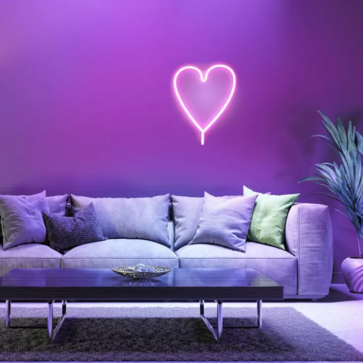 Luminaires Leuchten Direkt Éclairage Led|Luminaire déco Leuchten-Direkt NEON-HERZ LED Multicolore, 1 lumière