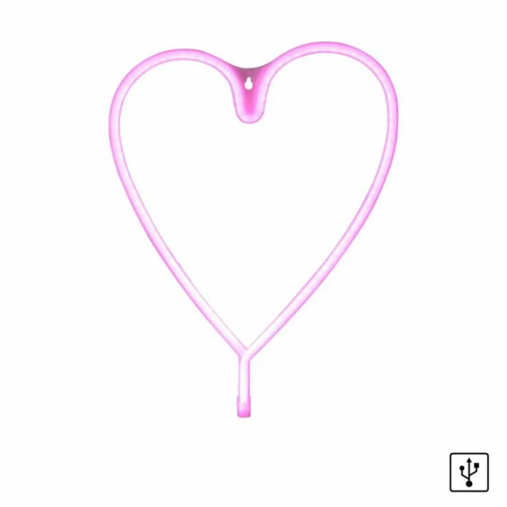 Luminaires Leuchten Direkt Éclairage Led|Luminaire déco Leuchten-Direkt NEON-HERZ LED Multicolore, 1 lumière