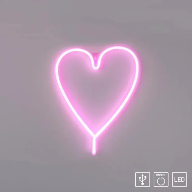 Luminaires Leuchten Direkt Éclairage Led|Luminaire déco Leuchten-Direkt NEON-HERZ LED Multicolore, 1 lumière