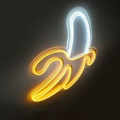 Luminaires Leuchten Direkt Éclairage Led|Luminaire déco Leuchten-Direkt NEON-BANANE LED Jaune, Blanc, 1 lumière