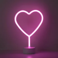 Luminaires Leuchten Direkt Éclairage Led|Luminaire déco Leuchten-Direkt NEON-HERZ LED Rose, 1 lumière