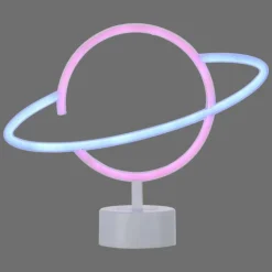 Luminaires Leuchten Direkt Éclairage Led|Luminaire déco Leuchten-Direkt NEON-SATURN LED Blanc, 1 lumière