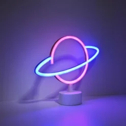 Luminaires Leuchten Direkt Éclairage Led|Luminaire déco Leuchten-Direkt NEON-SATURN LED Blanc, 1 lumière