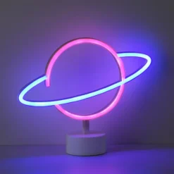 Luminaires Leuchten Direkt Éclairage Led|Luminaire déco Leuchten-Direkt NEON-SATURN LED Blanc, 1 lumière