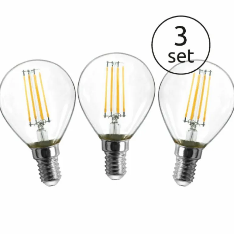 Luminaires Globo Lighting E14 LED 4 Watt blanc chaud 400 Lumen