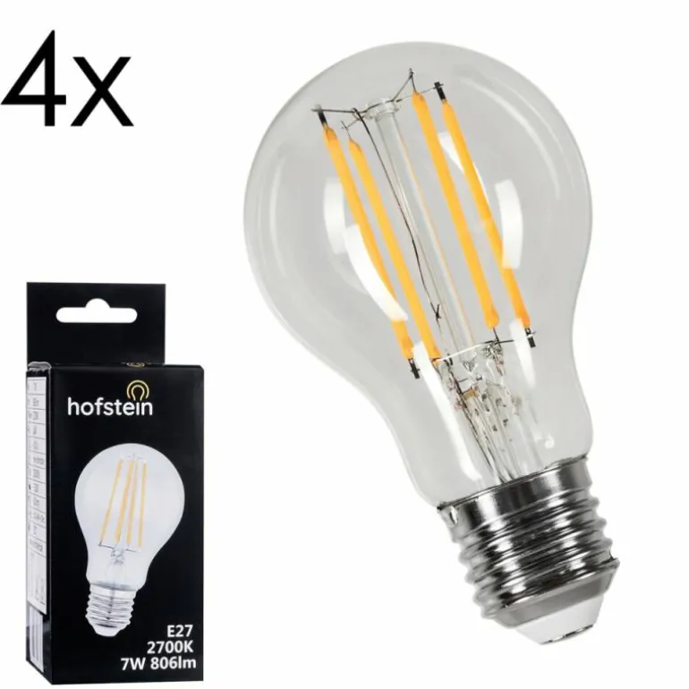 Luminaires Globo Lighting E27 LED 6.5 Watt blanc chaud 806 Lumen