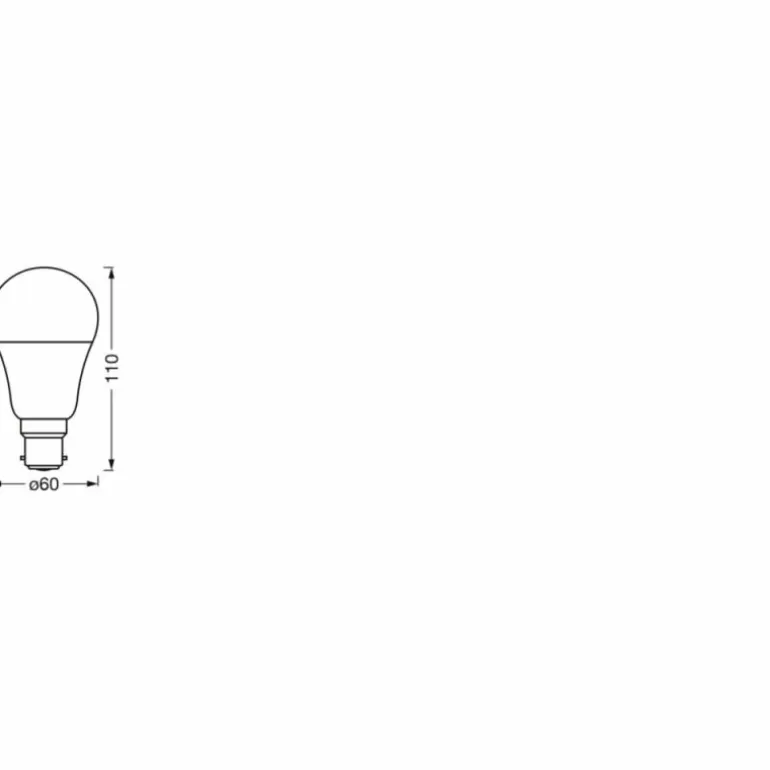 Luminaires Ledvance B22d 9 Watt CCT (couleurs réglables) dimmable 806 Lumen