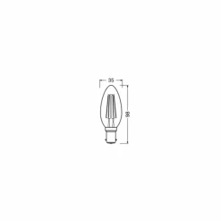 Luminaires Osram B15D LED 4 Watt blanc chaud 470 Lumen