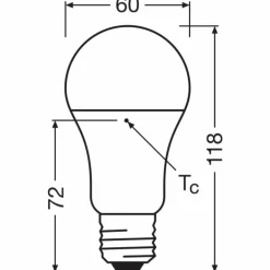 Luminaires Osram E27 14 Watt blanc neutre 1521 Lumen