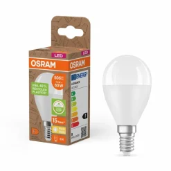 Luminaires Osram E14 7.5 Watt blanc chaud 806 Lumen