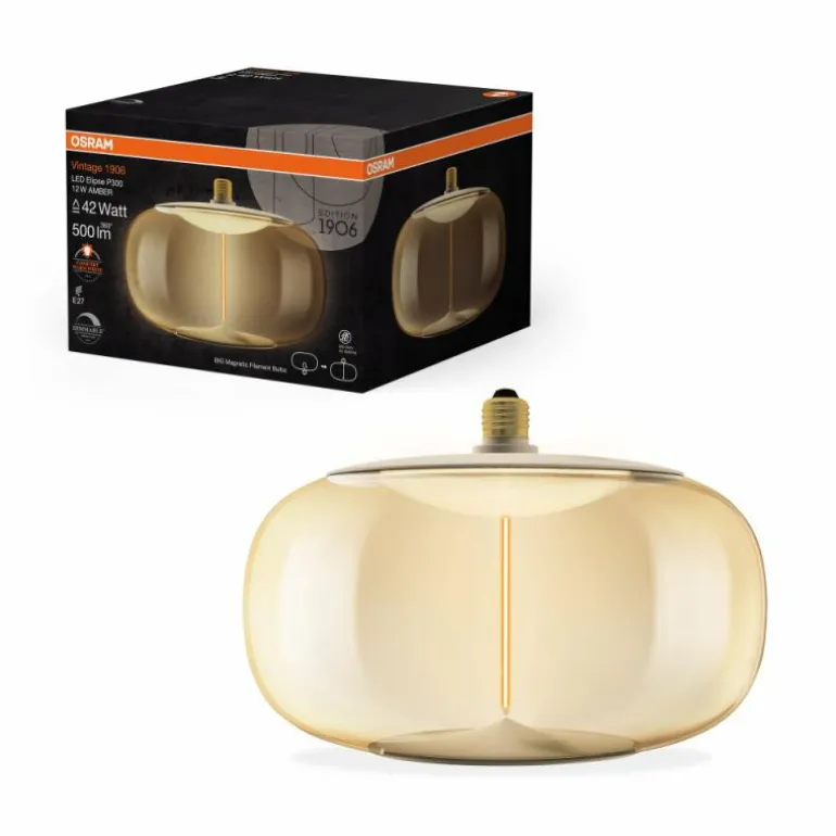 Luminaires Osram E27 12 Watt blanc chaud dimmable 500 Lumen