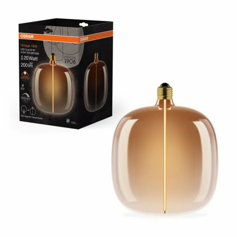 Luminaires Osram E27 4.8 Watt blanc chaud dimmable 200 Lumen