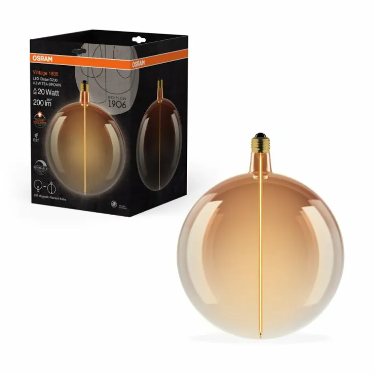 Luminaires Osram E27 4.8 Watt blanc chaud dimmable 200 Lumen